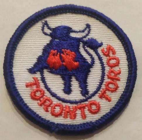 ХОККЕЙ НАШИВКА ВХА ТОРОНТО ТОРОС 1973-1976 WHA TORONTO TOROS OFFICIAL PATCH 2