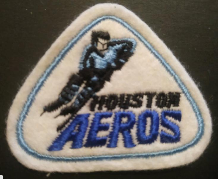 ХОККЕЙ НАШИВКА ВХА ХЬЮСТОН АЭРОС 1973-1974 WHA HOUSTON AEROS OFFICIAL PATCH