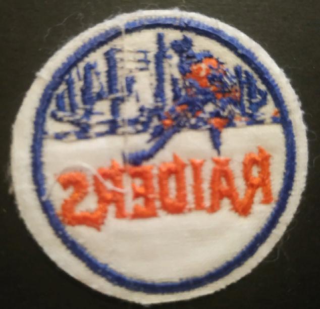 ХОККЕЙ НАШИВКА ВХА РАЙДЕРС 1972-1973 WHA RAIDERS OFFICIAL PATCH 1