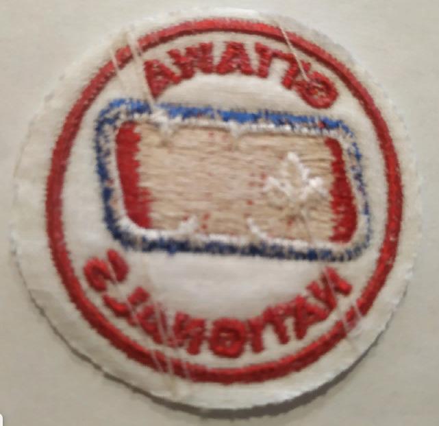 ХОККЕЙ НАШИВКА ВХА ОТТАВА НЭШИНАЛС 1972-1973 WHA OTTAWA NATIONALS OFFICIAL PATCH 3