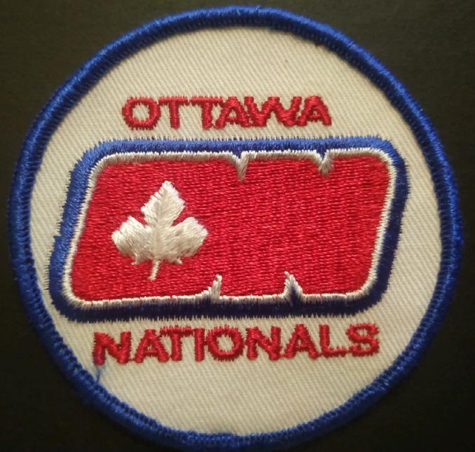 ХОККЕЙ НАШИВКА ВХА ОТТАВА НЭШИНАЛС 1972-1973 WHA OTTAWA NATIONALS OFFICIAL PATCH