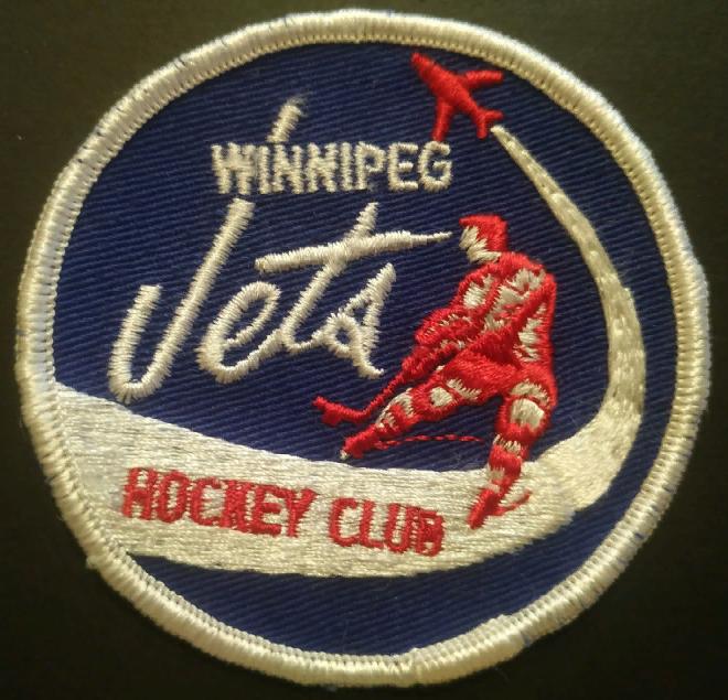 ХОККЕЙ НАШИВКА ВИННИПЕГ ДЖЕТС 1972-1973 NHL WINNIPEG JETS OFFICIAL PATCH