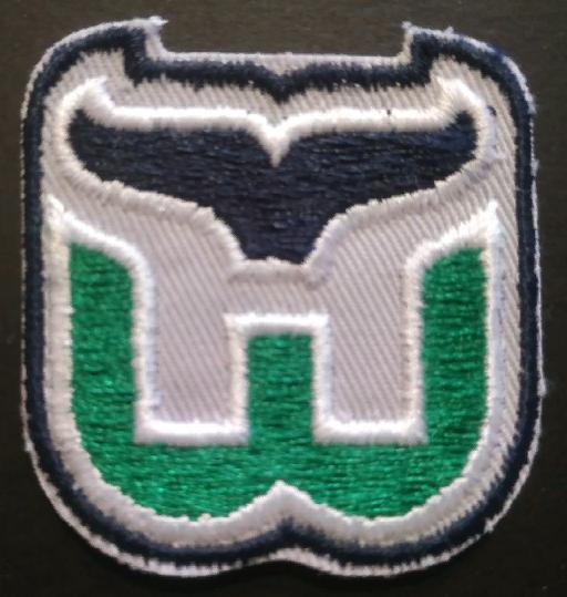 ХОККЕЙ НАШИВКА НХЛ ХАРТФОРД УЭЙЛЕРС 1992-97 NHL HARTFORD WHALERSOFFICIAL PATCH