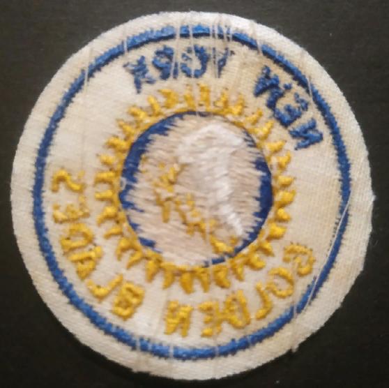 ХОККЕЙ НАШИВКА ВХА ГОЛДЕН БЛЭЙДЗ 1972-73 WHA GOLDEN BLADES OFFICIAL PATCH 1