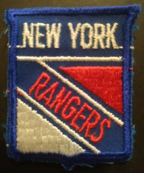 ХОККЕЙ НАШИВКА ВИНТАЖ НЬЮ ЙОРК РЭЙНДЖЕРС 1980 VITAGE NHL NEW YORK RANGERS PATCH