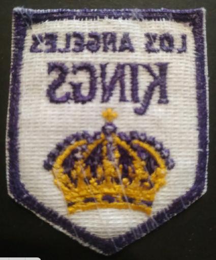 ХОККЕЙ НАШИВКА ВИНТАЖ ЛОС АНДЖЕЛЕС КИНГС 1980 VITAGE NHL LOS ANGELES KINGS PATCH 1