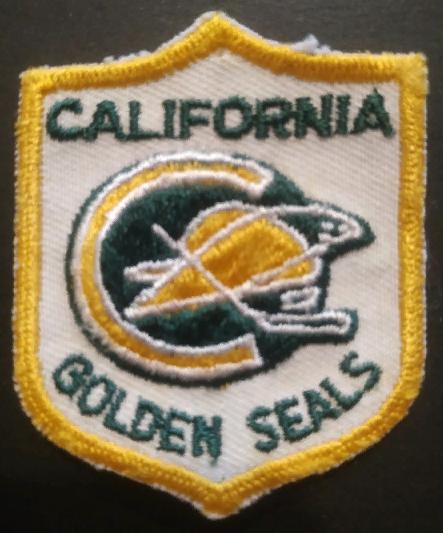 ХОККЕЙ НАШИВКА ВИНТАЖ ГОЛДЕН СИЛЗ 1980 VITAGE NHL CALIFORNIA GOLDEN SEALS PATCH