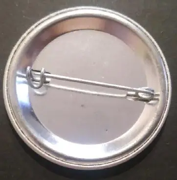 ЗНАЧОК ХОККЕЙ НХЛ БОБ ДЖОНСОН 1980 NHL BOB JOHNSON BUTTON PIN 1