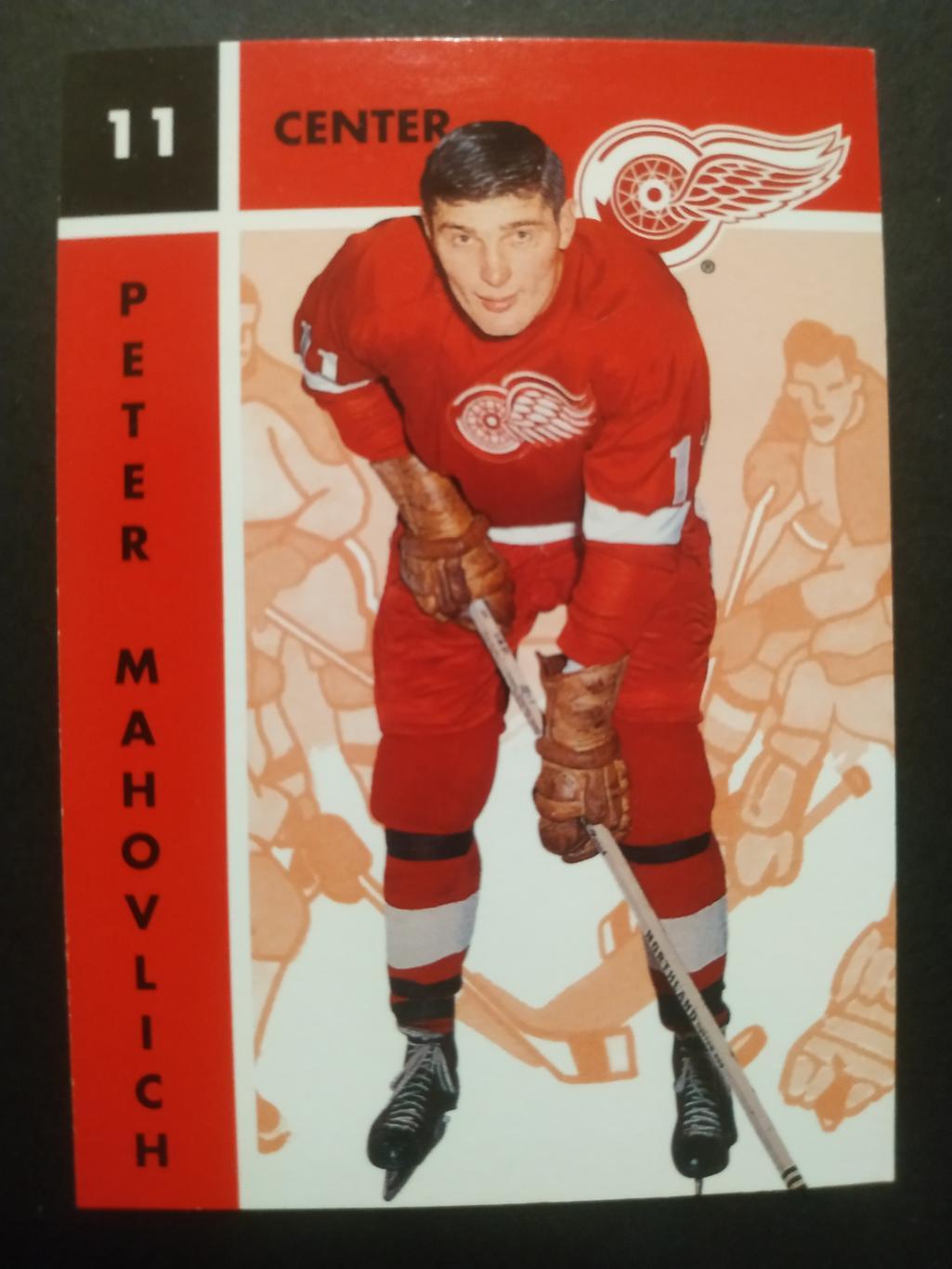 КАРТОЧКА НХЛ PARKHURST MISSING LINK 1995(1966-67) NHL PETER MAHOVLICH #46