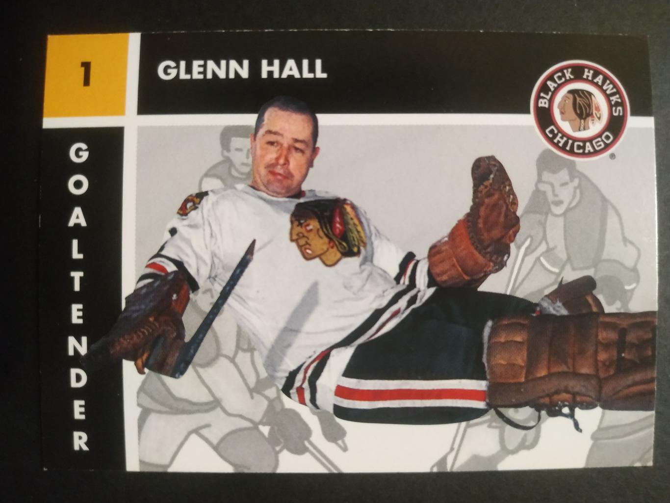 КАРТОЧКА НХЛ PARKHURST MISSING LINK 1995(1966-67) NHL GLENN HALL CHICAGO #31