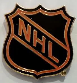 ЗНАЧОК ХОККЕЙ НХЛ ЭМБЛЕМА ЩИТ NHL EMBLEM PIN