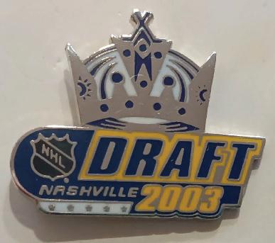 ХОККЕЙ ЗНАЧОК НХЛ НЭШВИЛЛ ДРАФТ 2003 NHL DRAFT NESHVILLE HOCKEY PIN