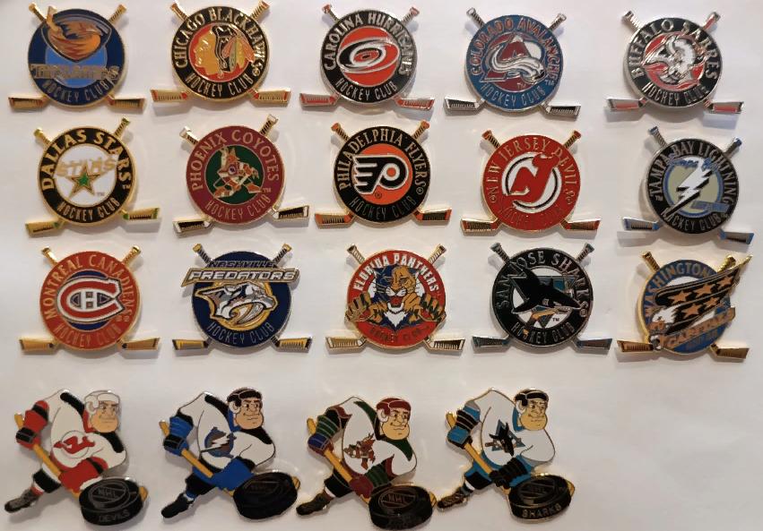 ХОККЕЙ ЗНАK НХЛ ЧИКАГО БЛЭКХОУКС 1993 CHICAGO BLACKHAWS NHL COLLECTOR PIN 2
