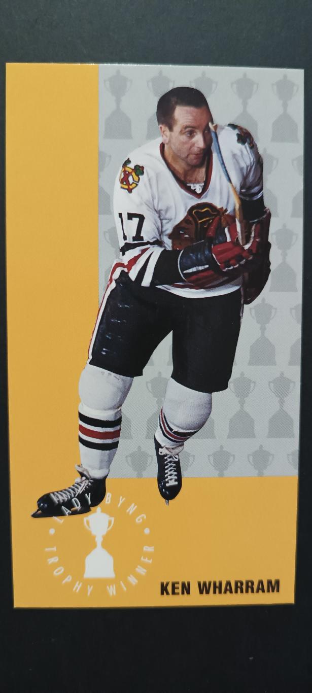 КАРТОЧКА НХЛ PARKHURST TALL BOYS 1994-1995 NHL KEN WHARRAM LADY BYNG TROPHY#150