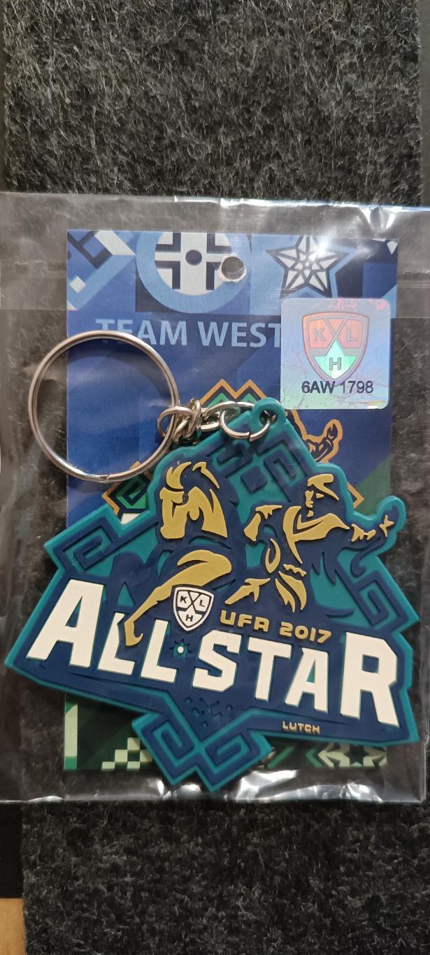 ХОККЕЙ БРЕЛОК КХЛ МАТЧ ВСЕХ ЗВЕЗД УФА 2017 KHL ALL STAR GAME UFA HOCKEY PIN