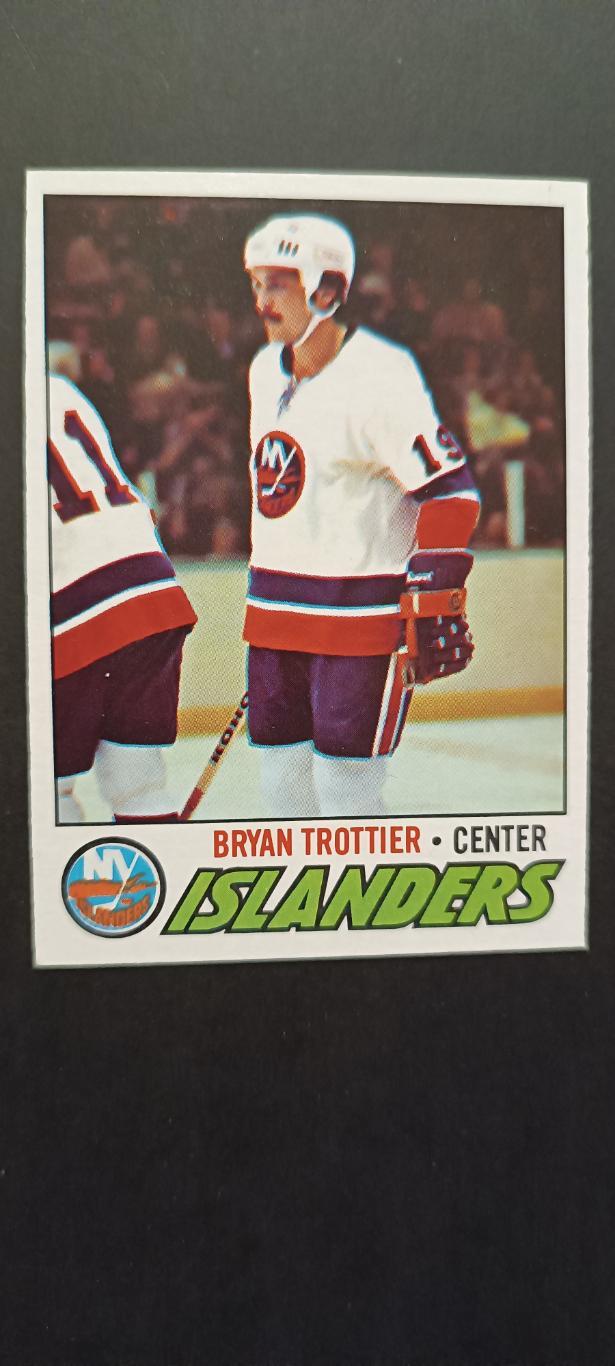 ХОККЕЙ КАРТОЧКА НХЛ TOPPS 1977-78 NHL BRYAN TROTTIER ISLANDERS #105