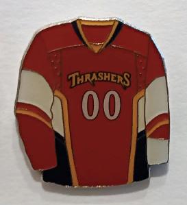 ЗНАЧОК ХОККЕЙ НХЛ АТЛАНТА ТРЭШЕРС NHL ATLANTA THRASHERS JERSEY PIN (1)
