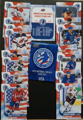 НАБОР КАРТОЧЕК НХЛ UPPER DECK 2016 AMERICAN NATIONAL HOCKEY CARD DAY #1-17 6