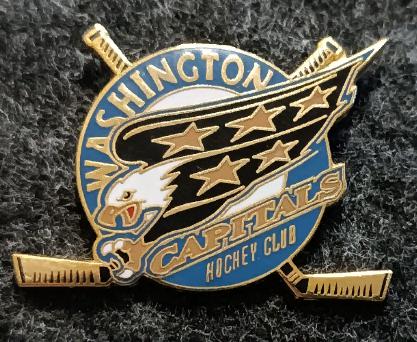 ХОККЕЙ ЗНАK НХЛ НЬЮ ВАШИНГТОН КАПИТАЛ 1993 WASHINGTON CAPITALS NHL COLLECTOR PIN