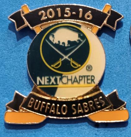 ХОККЕЙ ЗНАK НХЛ БАФФАЛО СЕЙБРЗ 2015-2016 NHL BUFFALO SABRES NEXT CHAPTER PIN 1