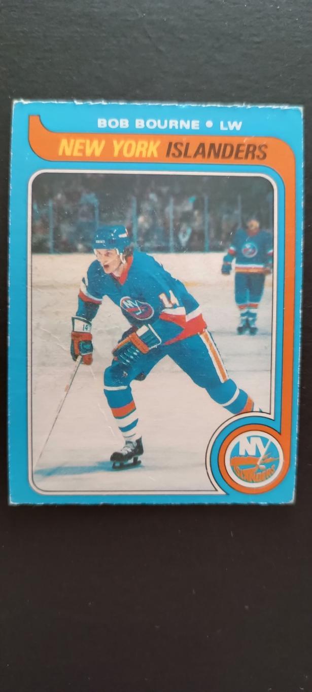 ХОККЕЙ КАРТОЧКА НХЛ O-PEE-CHEE 1979-80 NHL BOB BOURNE NEW YORK ISLANDERS #56