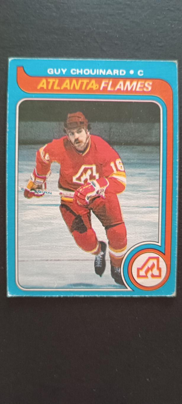ХОККЕЙ КАРТОЧКА НХЛ O-PEE-CHEE 1979-80 NHL GUY CHOUINARD ATLANTA FLAMES #60