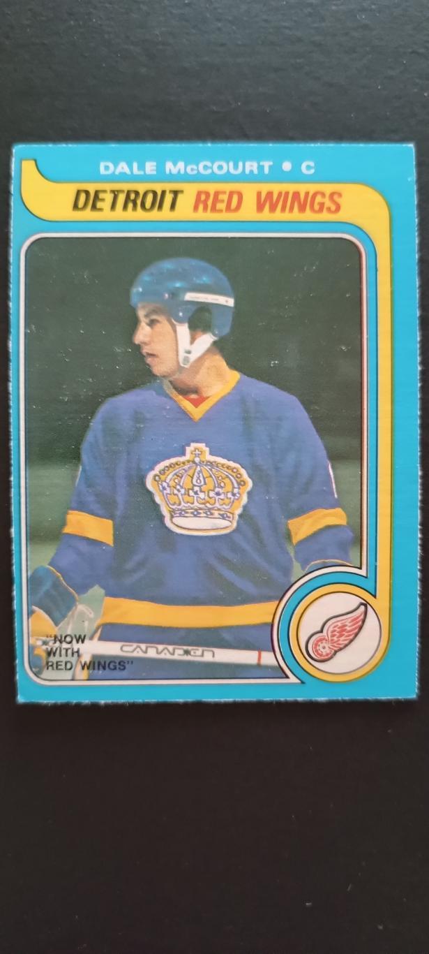 ХОККЕЙ КАРТОЧКА НХЛ O-PEE-CHEE 1979-80 NHL DALE MCCOURT DETROIT RED WINGS #63