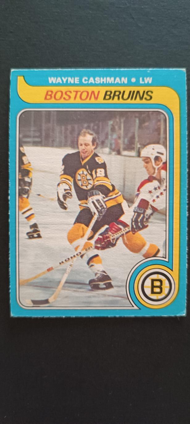 ХОККЕЙ КАРТОЧКА НХЛ O-PEE-CHEE 1979-80 NHL WAYNE CASHMAN BOSTON BRUINS #79