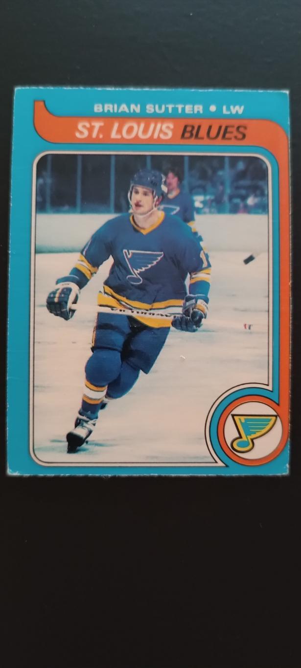 ХОККЕЙ КАРТОЧКА НХЛ O-PEE-CHEE 1979-80 NHL BRIAN SUTTER ST. LOUIS BLUES #84