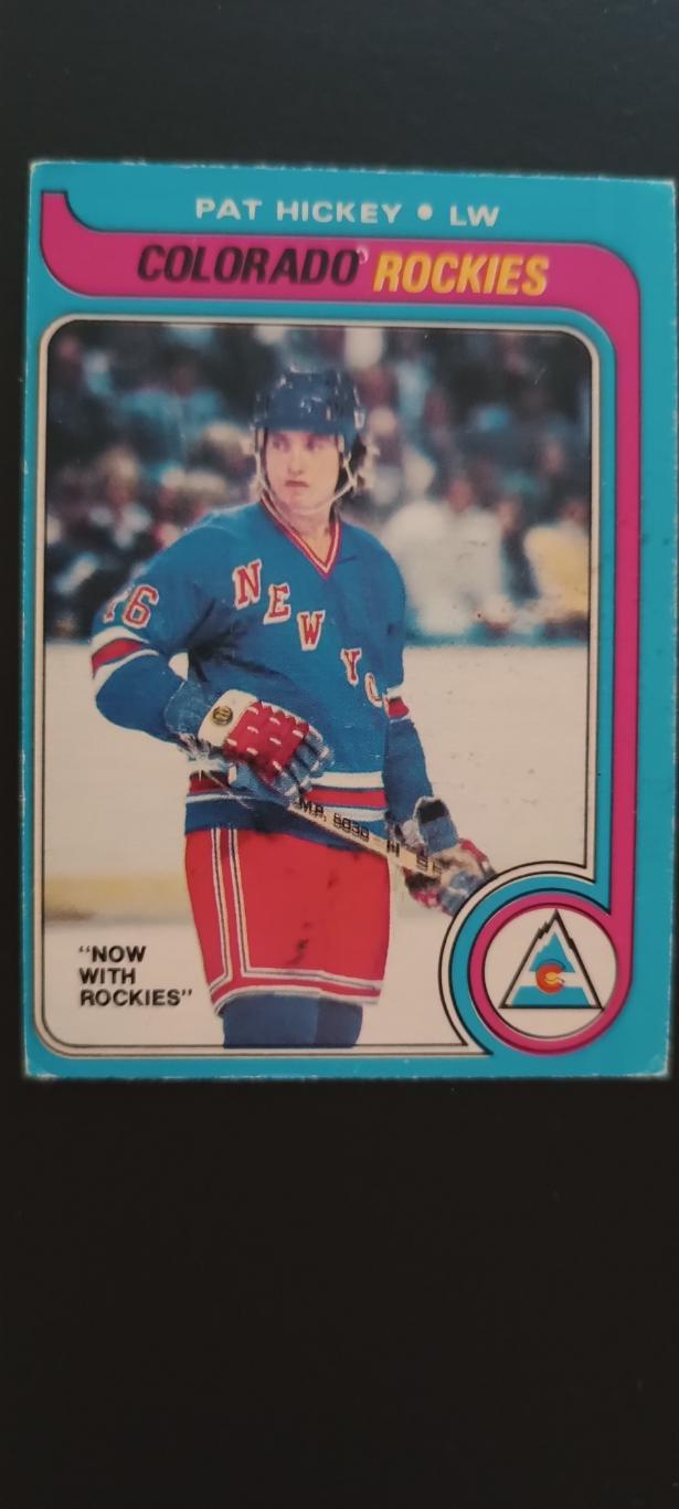 ХОККЕЙ КАРТОЧКА НХЛ O-PEE-CHEE 1979-80 NHL PAT HICKEY COLORADO ROCKIES #86