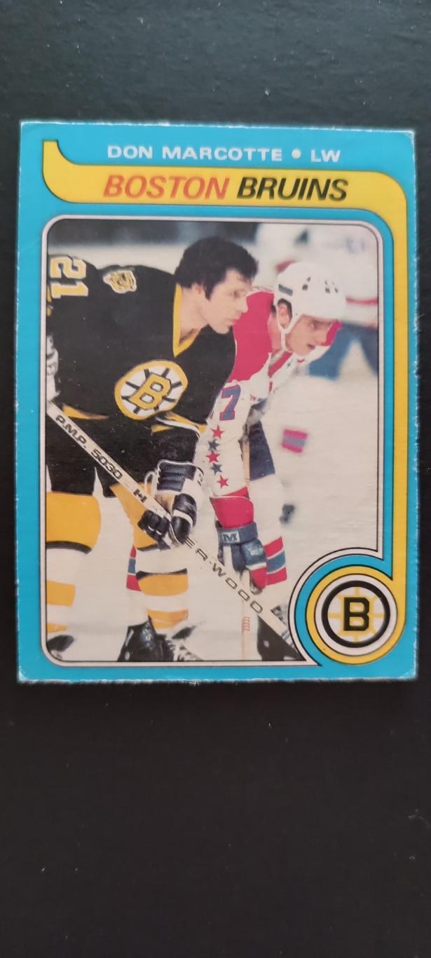 ХОККЕЙ КАРТОЧКА НХЛ O-PEE-CHEE 1979-80 NHL DON MARCOTTE BOSTON BRUINS #99