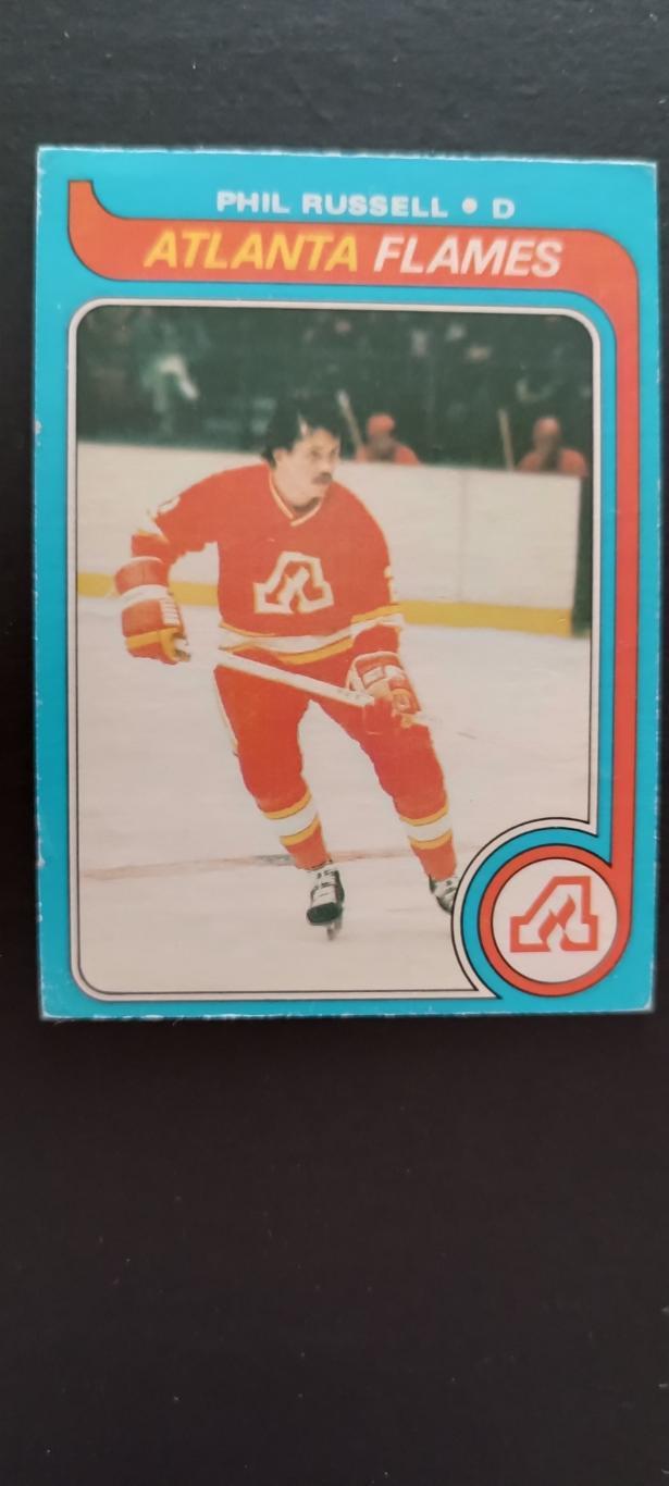 ХОККЕЙ КАРТОЧКА НХЛ O-PEE-CHEE 1979-80 NHL PHIL RUSSELL ATLANTA FLAMES #143