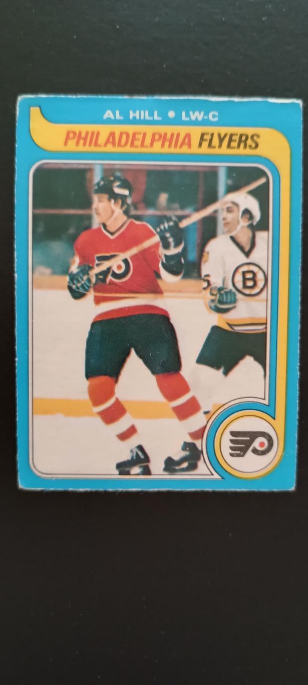 ХОККЕЙ КАРТОЧКА НХЛ O-PEE-CHEE 1979-80 NHL AL HILL PHILADELPHIA FLYERS #166