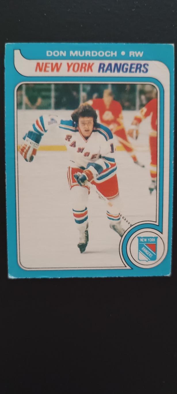 ХОККЕЙ КАРТОЧКА НХЛ O-PEE-CHEE 1979-80 NHL DON MURDOCH NEW YORK RANGERS #168