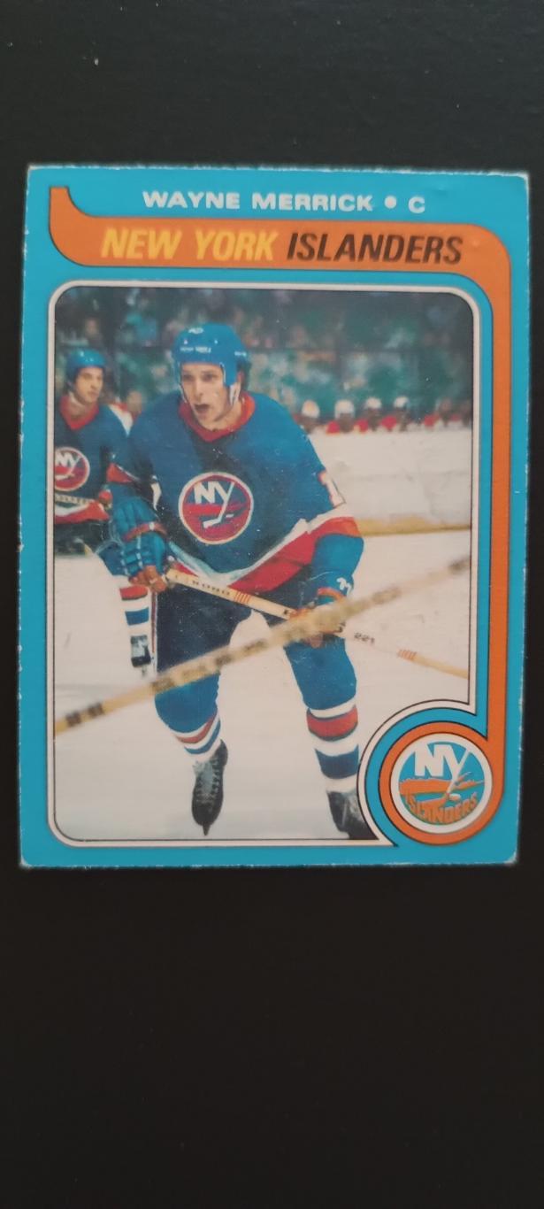 ХОККЕЙ КАРТОЧКА НХЛ O-PEE-CHEE 1979-80 NHL WAYNE MERRICK NEW YORK ISLANDERS #169