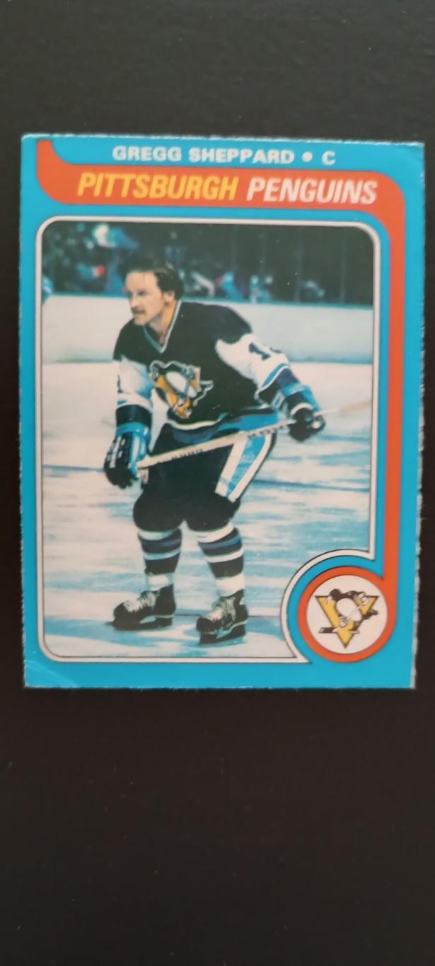 ХОККЕЙ КАРТОЧКА НХЛ O-PEE-CHEE 1979-80 NHL GREGG SHEPPARD PITTSBURGH #172