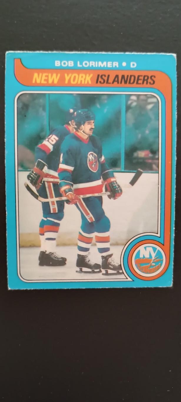 ХОККЕЙ КАРТОЧКА НХЛ O-PEE-CHEE 1979-80 NHL BOB LORIMER NEW YORK ISLANDERS #181