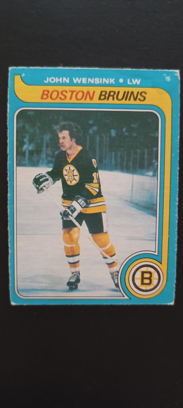 ХОККЕЙ КАРТОЧКА НХЛ O-PEE-CHEE 1979-80 NHL JOHN WENSINK BOSTON BRUINS #182