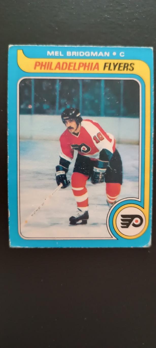 ХОККЕЙ КАРТОЧКА НХЛ O-PEE-CHEE 1979-80 NHL MEL BRIDGMAN PHILADELPHIA FLYERS #201