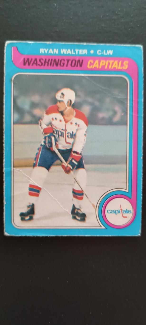 ХОККЕЙ КАРТОЧКА НХЛ O-PEE-CHEE 1979-80 NHL RYAN WALTER WASHINGTON CAPITALS #236