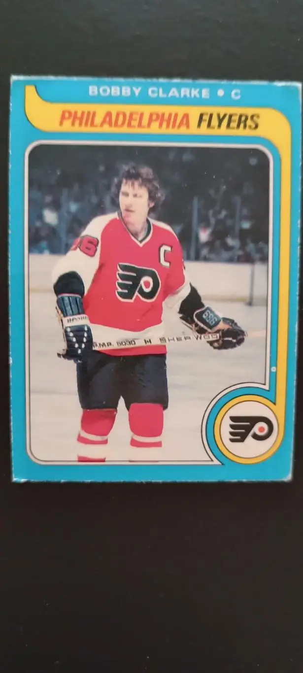 ХОККЕЙ КАРТОЧКА НХЛ O-PEE-CHEE 1979-80 NHL BOBBY CLARKE PHILADELPHIA FLYERS #125