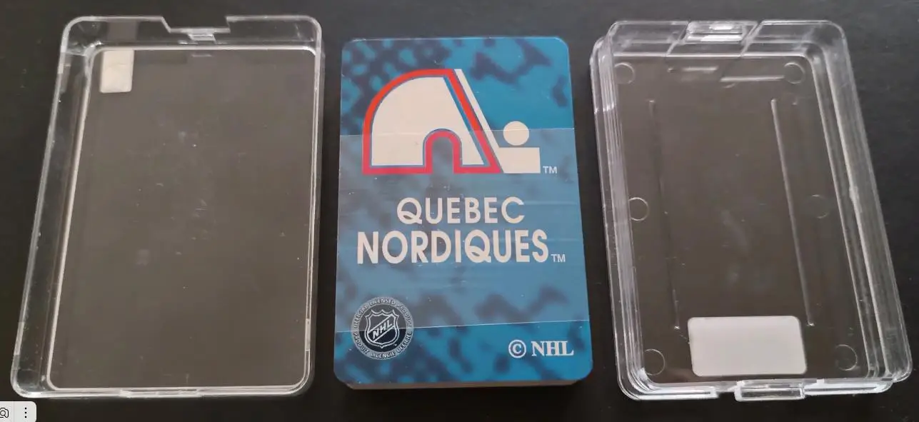 ХОККЕЙ КАРТЫ ИГРАЛЬНЫЕ НХЛ КВЕБЕК НОРДИКС 1995 NHL QUEBEC NORDIQUES CARDS#56 3