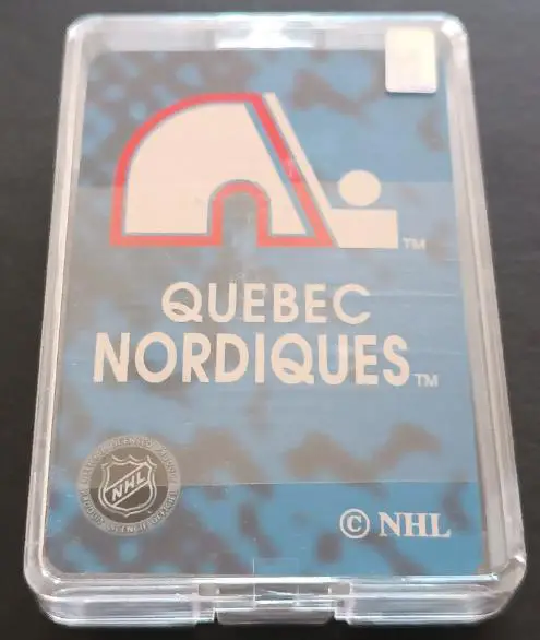 ХОККЕЙ КАРТЫ ИГРАЛЬНЫЕ НХЛ КВЕБЕК НОРДИКС 1995 NHL QUEBEC NORDIQUES CARDS#56 6