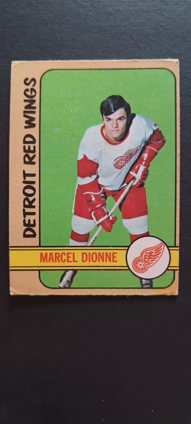 ХОККЕЙ КАРТОЧКА НХЛ O-PEE-CHEE 1972-73 NHL MARCEL DIONNE DETROIT RED WINGS 1 #8