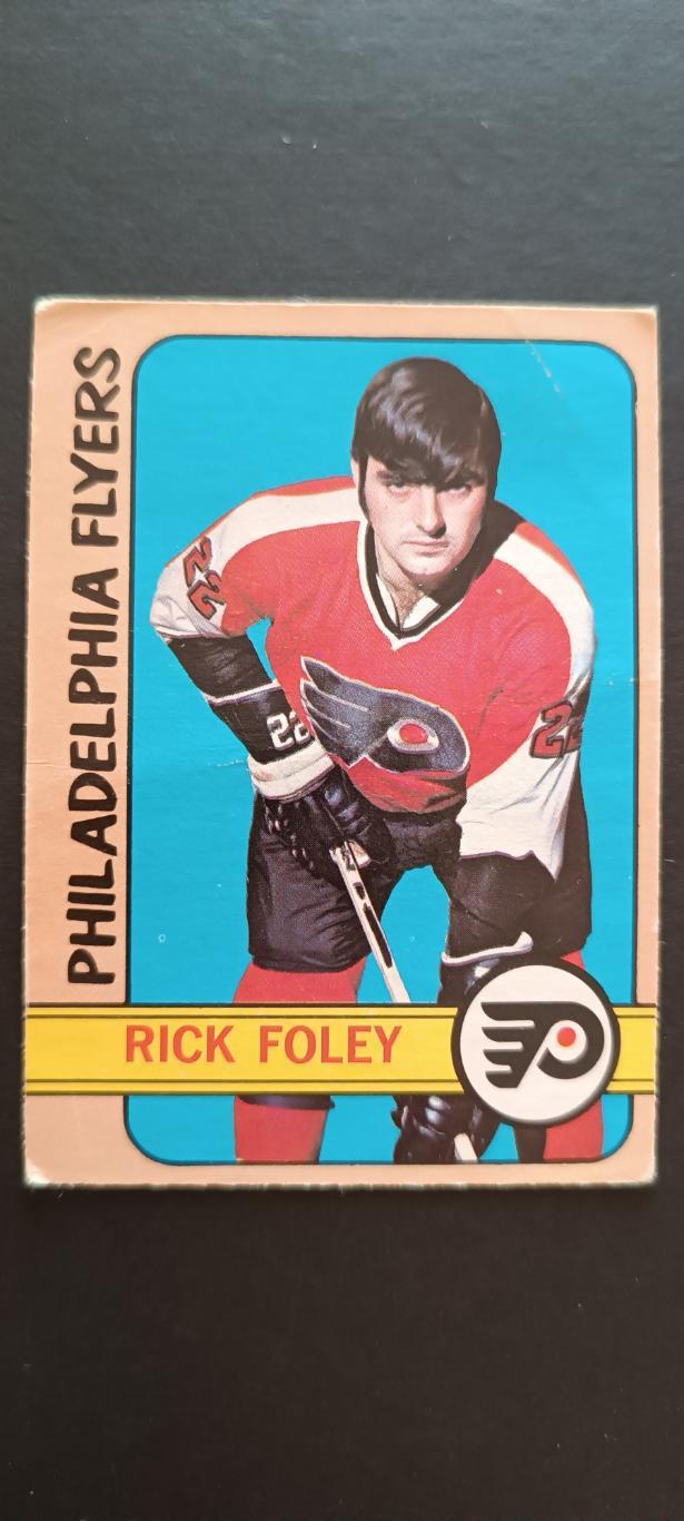 ХОККЕЙ КАРТОЧКА НХЛ O-PEE-CHEE 1972-73 NHL RICK FOLEY PHILADELPHIA #80