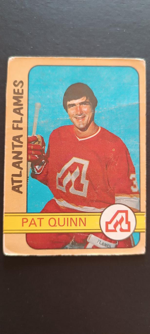 ХОККЕЙ КАРТОЧКА НХЛ O-PEE-CHEE 1972-73 NHL PAT QUINN ATLANTA FLAMES #183