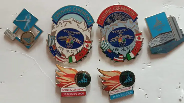 ХОККЕЙ ЗНАК ТУРИН ЗАКРЫТИЕ ОЛИМПИЙСКИЕ ИГРЫ 2006 TORINO CLOSING OLYMPIC GAME NBC 2