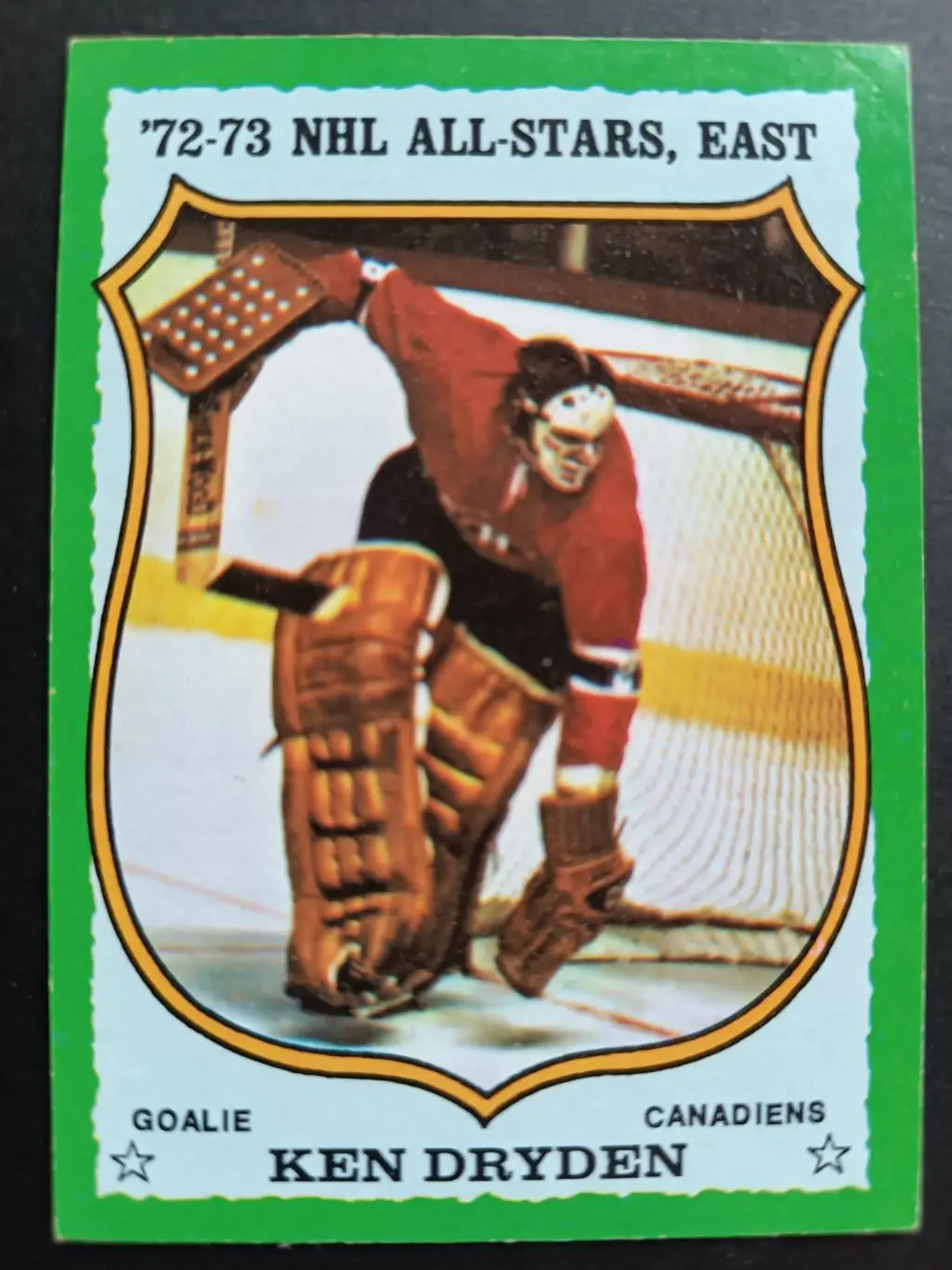 ХОККЕЙ КАРТОЧКА НХЛ O-PEE-CHEE 1973-74 NHL ALL STAR EAST KEN DRYDEN #10