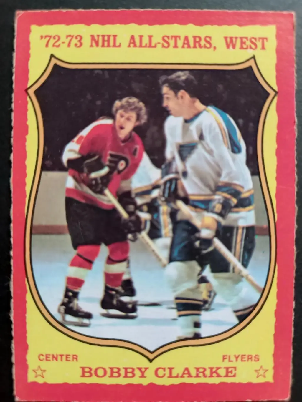 ХОККЕЙ КАРТОЧКА НХЛ O-PEE-CHEE 1973-74 NHL ALL STAR WEST BOBBY CLARKE #50