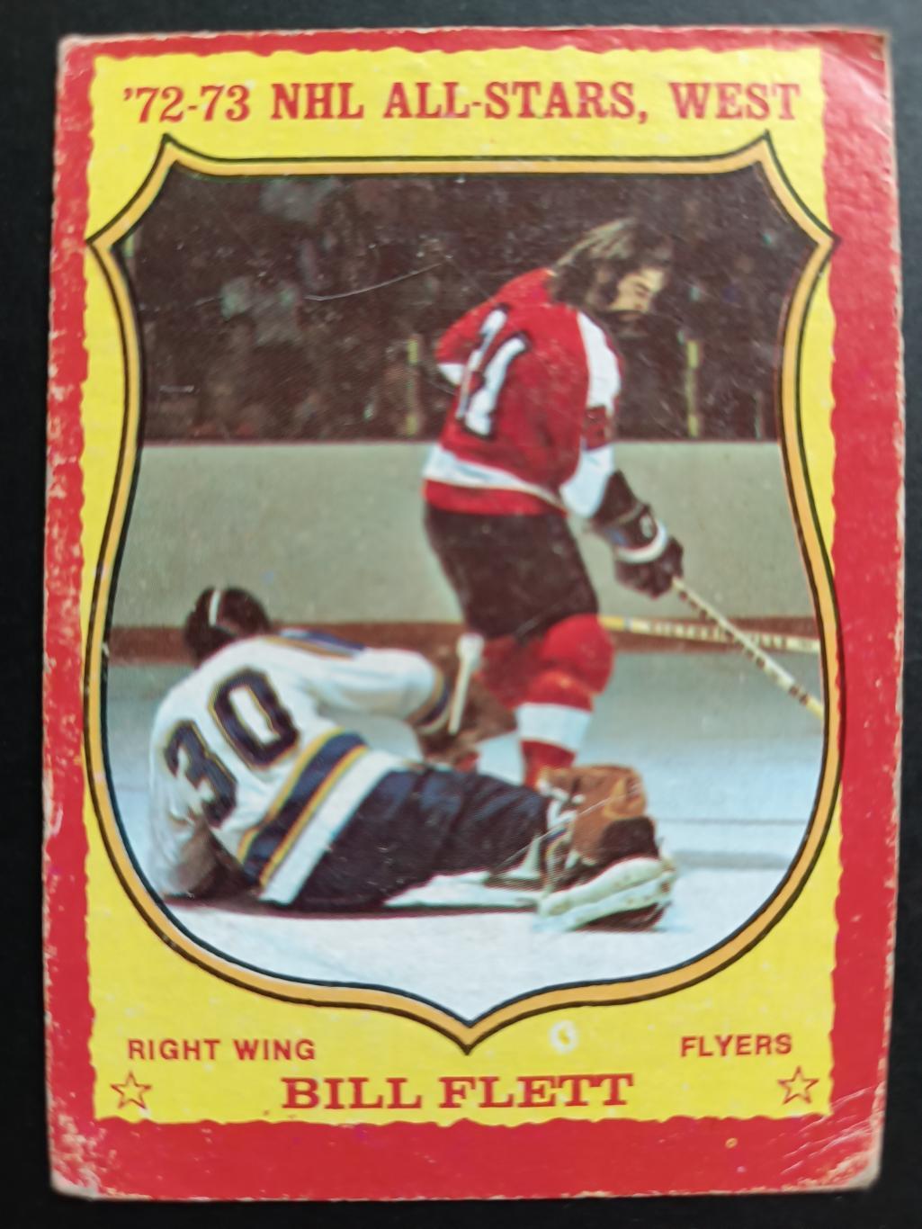 ХОККЕЙ КАРТОЧКА НХЛ O-PEE-CHEE 1973-74 NHL ALL STAR WEST BILL FLETT #20